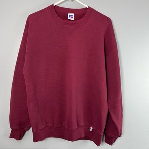 Russell Athletic vintage Maroon Crewneck Sweatshirt made in USA